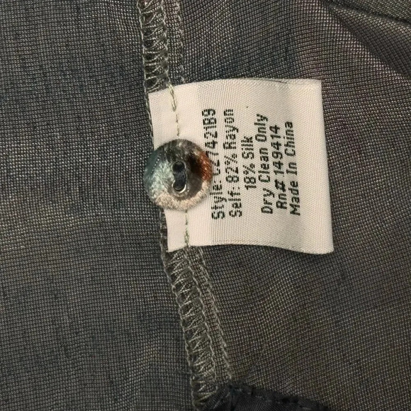 New JOHNNY WAS Grace Tessa Tunic Multicolor Floral Velvet Flowy Top Women's XS - Picture 10 of 11